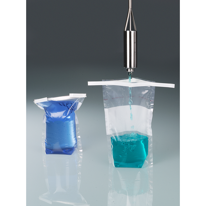 Liquid-Sampler, open with thumb 380 mm 460 mm